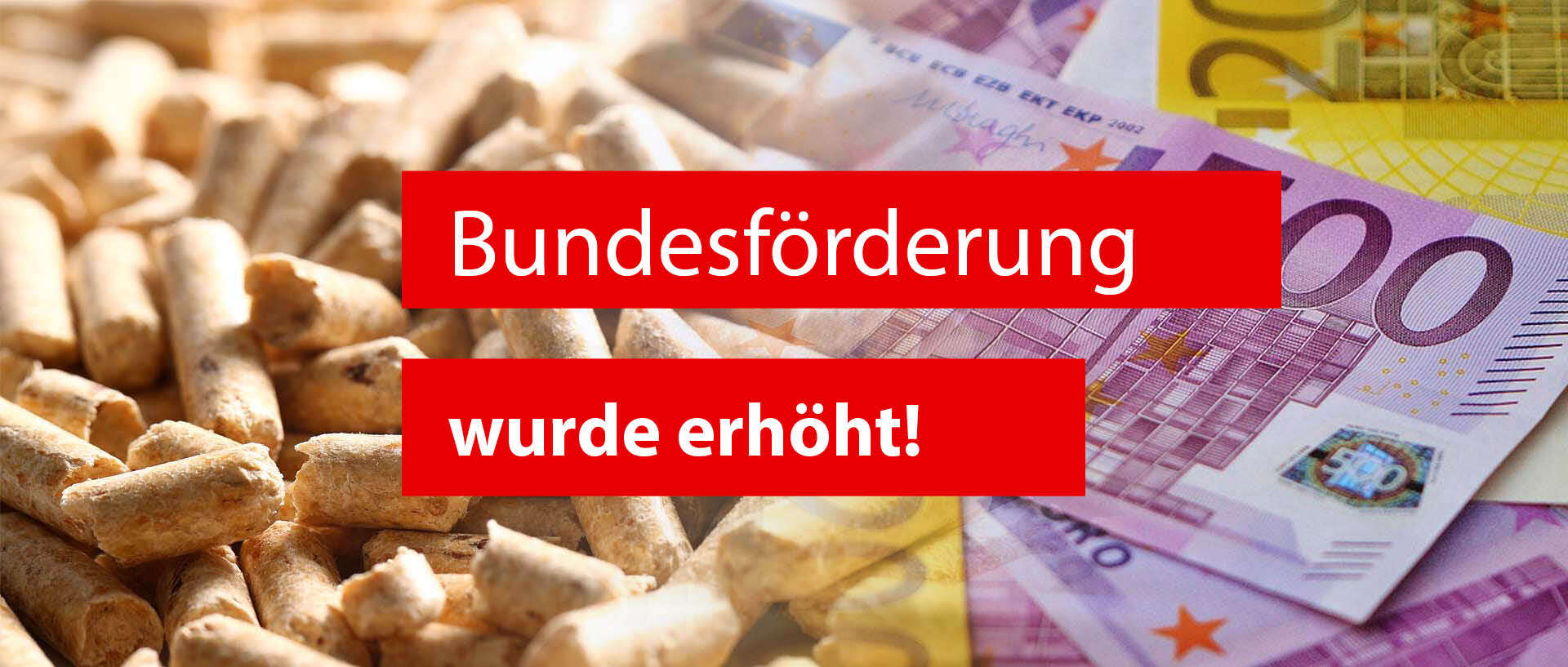 Bis zu 75% F&ouml;rderung: Auf Pellets wechseln!