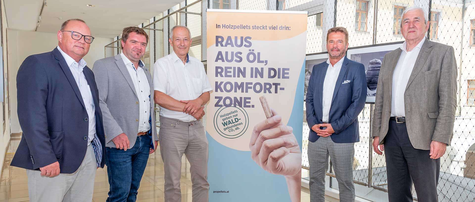 proPellets Austria & ober&ouml;sterreichische Leitbetriebe Fr&ouml;ling, Hargassner, &Ouml;koFEN und Windhager fordern EWG JETZT