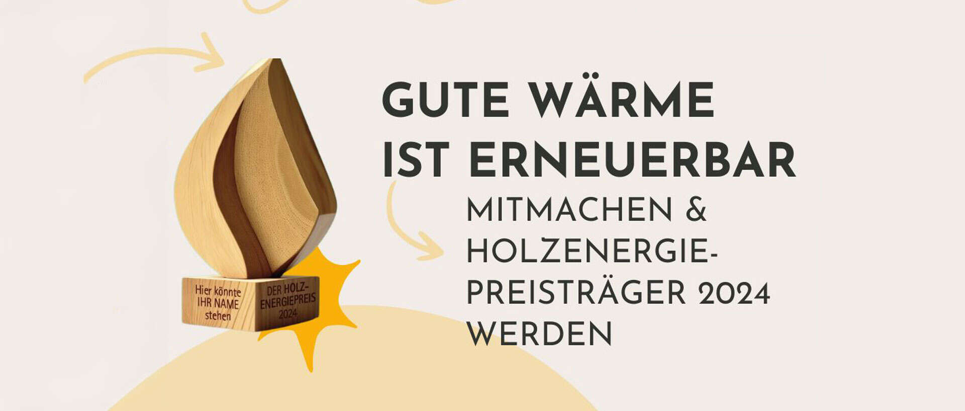 Holzenergiepreis 2024: Jetzt Einreichen!